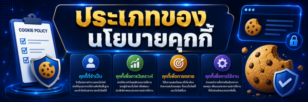 ประเภทของนโยบายคุกกี้